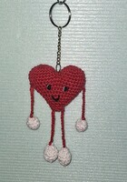 Heart key chain