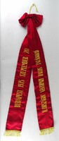 1Q058 embroidered 1975 socialist silk ribbon decorative ribbon 97 cm