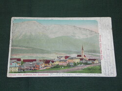 Képeslap, Postkarte, Gruss von Aldrans, bei Innsbruck , litho,. világháborús, honvéd,katona levél