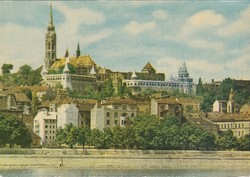 Budapest Halászbástya és Mátyás-templom - Nemzetközi turizmus éve 1967 - képeslap