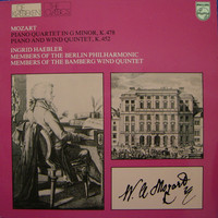 Mozart – Haebler, piano quartet in G minor, k. 478 / Piano and wind quintet, k. 452 (Lp, comp)