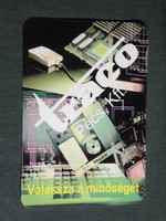Card calendar, traco computer shop, Pécs 1996, (5)