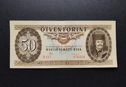 Vágáshibás! 50 Forint 1986, VF+