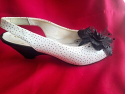 Vintage Italian women's shoes, white-black