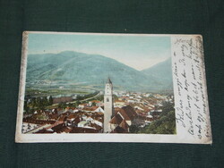 Postcard, postcard, k.U.K. , Italy, Meran, Merano skyline, detail, litho