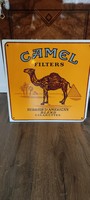 Ritkaság! Vintage Camel Filters cigaretta reklámtábla tábla nem zománc v. fém hanem farost 440x440mm