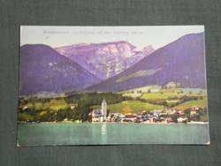 Postcard, postcard, Austria, Balskammergut. St. Wolfgang mit dem schafberg 1780 m.
