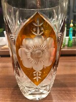 Gyönyörű kristály váza hibátlan állapotban