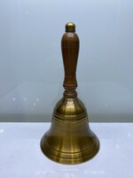 Wood-copper hand bell 16cm