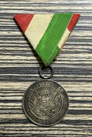 Monarchy firefighter for 15 years, silver award, medal