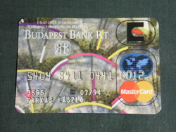 Card calendar, Budapest bank, master card, 1995, (5)