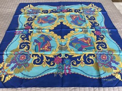 Lombagine Paris selyemkendő gyönyörű mintával, 86 x 86 cm