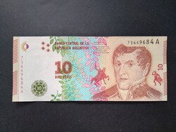Argentina 10 pesos 2016 unc-