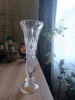 Crystal vase (new) 23 cm
