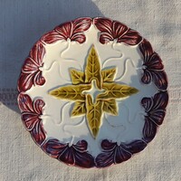 Steidl znaim art nouveau majolica wall decorative plate