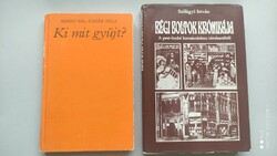 2 Books together Pál Berkó who collects what István Szilágyi: chronicle of old shops c. Book