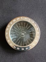 Magnifying time zone calculator, letter weight, desk decoration