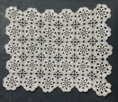 Crochet lace tablecloth 30x25 cm