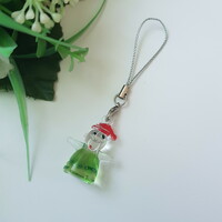 New, transparent, doll-shaped mobile decoration, hanging decoration, bag decoration