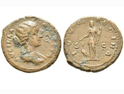 Lucilla Augusta (148-182) As, Róma, Juno, páva, Római Birodalom