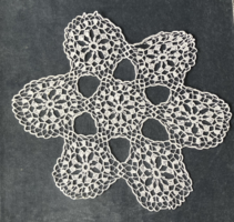 Crochet lace tablecloth 27 cm