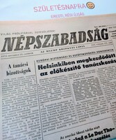 1986 február 6  /  NÉPSZABADSÁG  /  Régi ÚJSÁGOK KÉPREGÉNYEK MAGAZINOK Ssz.:  8495