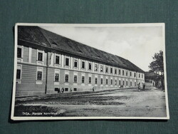Postcard, Tata Piarist dormitory, canteen,