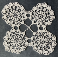 Crochet lace tablecloth 20x20 cm