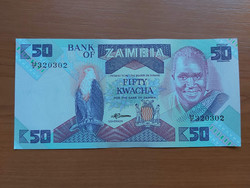 ZAMBIA 50 KWACHA 1986-  302