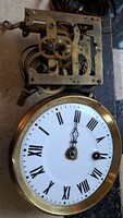 Antik ónémet óra szerkezet 2 db alkatrésznek