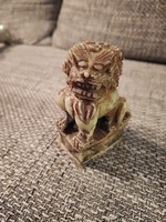 Carved pumice stone lion