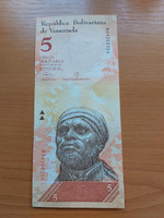 Venezuela 5 bolivars 2013 304