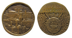 Kálmán Renner: Sopron 1277-1977 commemorative medal