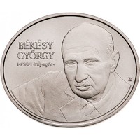 2000 Forint Békésy György 2022 Színesfém emlékérem  Zárt bontatlan kapszulában