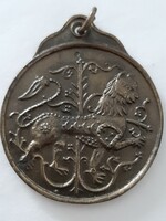 Our heritage at the time of the occupation is a bronze commemorative pendant, a medal from the Esztergom palace