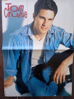 Eredeti Popcorn magazin kétoldalas poszter Tom Cruise 29x41 cm