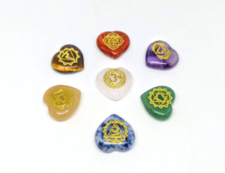 7 Chakra harmonizing heart mineral set 48