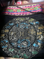 MANDALA mintás tibeti selyembrokát textil válltáska - Art&Decoration