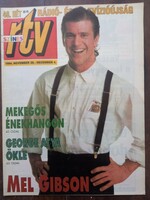 Színes RTV tévé újság 1994. november 28. - december 4. Címlapon Mel Gibson
