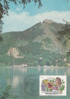 Visegrád látkép CM képeslap 1969-ből