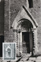 Csempeszkopács rk. Church cm postcard from 1972