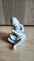 Retro quarry porcelain baby girl