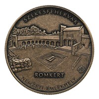 2000 Forint Székesfehérvár Romkert 2022 Színesfém emlékérem  Zárt bontatlan kapszulában