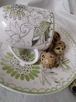 Tavaszi "mandalás "- porcelán reggeliző szett / 1 személyes