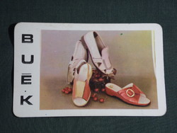 Card calendar, Sabaria shoe factory, slippers, sandals fashion, 1975, (5)