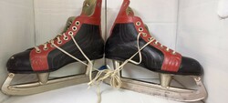 Retro meteor 100 leather skates approx. 42 for decoration