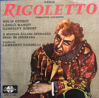 Verdi, melis, ilosfalvy, gardelli - rigoletto - excerpts (lp, album)