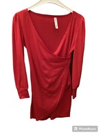 Red cotton dress m