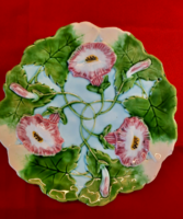 Körmöcbánya majolica wall plate, 25.5 cm