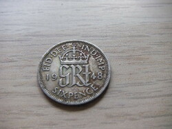 6 Penny 1948 England